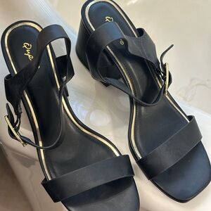 NWOT Arula Black Sandals